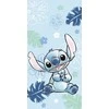 Rankšluostis Blue Mėlyna Ręcznik plażowy 70x140 Lilo and Stitch Ohana Mėlyna mėlyna dziecięcy bawełniany Kids25