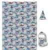 Disney Stitch Coral blanket + hat set