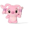 Disney Lilo ir Stitch rožinė 3D pliušinė figūrėlė su kabliuku, krepšio aksesuaru 12 cm