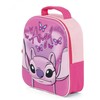 Disney Lilo ir Stitch Rožinė Angel 3D kuprinė, krepšys 32 cm