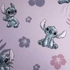 Prześcieradło bawełniane su gumką 90x200 Lilo and Stitch rožinė vaikams JF24