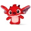 Disney Lilo ir Stitch rožinė raudona 3D pliušinė figūrėlė su pakabuku, krepšio pakabuku 12 cm