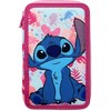 Disney Lilo ir Stitch Rožinė Wave 3 lygių užpildytas pieštukų dėklas