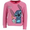Disney Lilo ir Stitch rožinis vaikiškas megztinis 2-8 metų / 92-128 cm