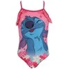 Disney Lilo ir Stitch rožinis vaikiškas maudymosi kostiumėlio ir sarongo komplektas 3-8 metų vaikams