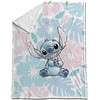 Disney Stitch coral sherpa blanket 130x170cm
