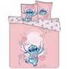 Disney Lilo ir Stitch širdelė dvigulė, dvigulė patalynė 240–220 cm, 65 x 65 cm