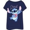 Disney Lilo ir Stitch Širdelės moteriški trumpi naktinukai XL