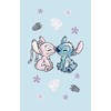 Rankšluostis Ręczniczek do przedszkola 30x50 Lilo and Stitch mėlynas dziecięcy bawełniany JF24