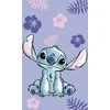 Disney Lilo ir Stitch violetinis rankšluostis, veido rankšluostis, rankšluostis 30x50cm