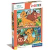 Clementoni Dėlionė 2x60 vnt. - Liūtas karalius