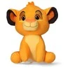 CERDÁ Disney Liūto karaliaus Simba 3D pliušinė figūrėlė su pakaba, krepšio dekoracija 13 cm