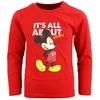 Disney Mickey All About vaikiški ilgomis rankovėmis marškinėliai 98-128 cm