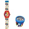 „Disney Mickey Bubble“ analoginis laikrodis metalinėje dėžutėje