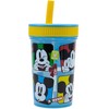Disney Mickey Fun-Tastic silikoninis šiaudelis, 420 ml