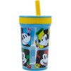 Disney Mickey Fun-Tastic silikoninis šiaudelis, 420 ml