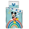 „Disney Mickey Happy“ patalynės komplektas 140–200 cm, 63–63 cm mikropluošto