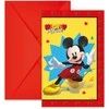 „Disney Mickey Jump Into Fun“ vakarėlio kvietimų rinkinys, 6 vnt. FSC