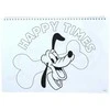 Disney Mickey Oh Boy A/4 spiralinė eskizų knygelė su 40 lapų ir lipdukais