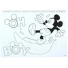 Disney Mickey Oh Boy A/4 spiralinė eskizų knygelė su 40 lapų ir lipdukais