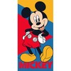 Disney Mickey Pose vonios rankšluostis, paplūdimio rankšluostis 70x140cm (greitai džiūstantis)