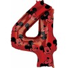 Disney Mickey Raudona f√≥lia lufi 4-es 66 cm
