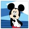 Disney Mickey Shy rankšluostis, veido rankšluostis, rankšluostis 30x30cm
