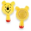 Disney Mikės Pūkuotuko geltonas mini pliušinis plaukų šepetys 13 cm