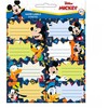 „Disney“ Mikio draugų 16 dalių užrašų knygelių etikečių rinkinys