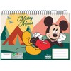 Disney Mikio gamtos spiralinis eskizų sąsiuvinis, A/4, 30 lapų