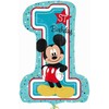 AMSCAN Balon foliowy Miki Cyfra 1 urodziny (3434301)