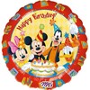 Amscan Mickey Happy Birthday folijos balionas, 43 cm