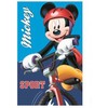 Disney Mikio sportinės mėlynos spalvos rankšluostis, veido rankšluostis, 35x65 cm