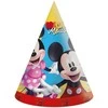 Disney Mikio Šuolis Į Fun vakarėlių kepuraitė, trikampė kepurė, 6 vnt. FSC