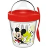 Disney Mikio užkandžių puodelis su dangteliu ir šaukšteliu 350 ml