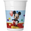 Disney Mikio žaislinis plastikinių puodelių rinkinys 8 vnt. 200 ml