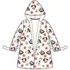Disney Minnie Baltas Snow vaikiškas chalatas 3-8 metų