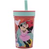 Disney Minnie Being More silikoninis puodelis su šiaudeliu, 420 ml