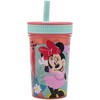 Disney Minnie Being More silikoninis puodelis su šiaudeliu, 420 ml