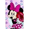 Disney Minnie Bonbon Hearts rankšluostis, veido rankšluostis, rankšluostis 30x50cm