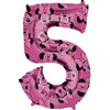 Amscan GoDan Balon foliowy Cyfra5 Minnie fiol66cm 4014001 01401