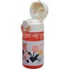 Disney Minnie gėlių formos plastikinis butelis su kabliuku 350 ml