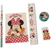 Disney Minnie gėlių raštinės reikmenų rinkinys, 5 dalys