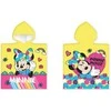 Disney Minnie geltonas paplūdimio rankšluostis pončas 50x100 cm