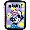 Disney Minnie graži rožinė pieštukų dėžutė, užpildyta 2 lygiais lygiais