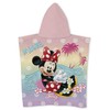 Disney Minnie Happy Days paplūdimio rankšluostis pončas 55x110 cm (greitai džiūstantis)