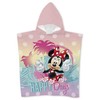 Disney Minnie Happy Days paplūdimio rankšluostis pončas 55x110 cm (greitai džiūstantis)