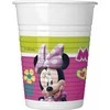 Disney Minnie Happy Helpers plastikinių puodelių rinkinys, 8 vnt., 200 ml