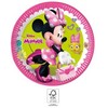 PROCOS Minnie Mouse Happy Helpers popierinės lėkštės, 23 cm, 8 vnt.