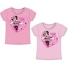 Disney Minnie Heart vaikiški trumpi marškinėliai, palaidinė, 3-8 metų